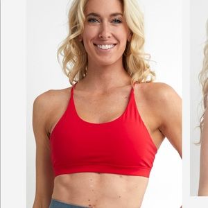 SAVVI SM Crimson (Red) Taj Sports Bra